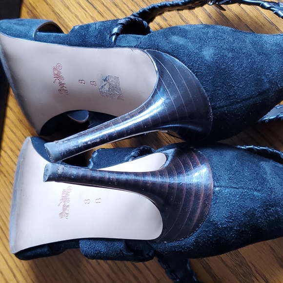 Coach Henny Suede / soft Lambskin Black 8m - Picture 5 of 9